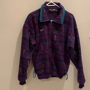 Columbia vintage zip up fleece
